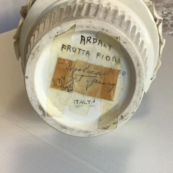 ARDALT Italy Vintage‎ Fiori Bianco Porcelain Topiary Tree Cottagecore 14” - Picture 8 of 14